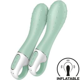 Obsenza - Vibratore Gonfiabile Air Pump 3 Punto G Menta SATISFYER - Image 1