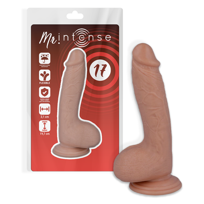 Obsenza - Realistischer Penis 19,7 cm mit Saugnapf – INTENSE - Image 1