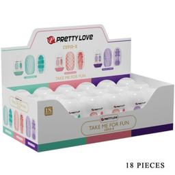 Obsenza - CUPID X 18 Masturbateurs pour Hommes avec Textures Variées - Pretty Love - Image 1