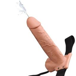 Obsenza - Arnés con Pene Realístico Eyaculador de 22,9 cm para Experiencias Satisfactorias - Image 1