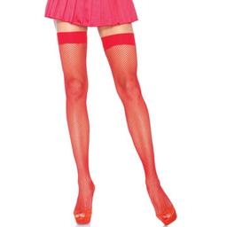 Obsenza - Meias Coxas Arrasto de Nylon Leg Avenue para Sedução e Elegância - OS - Image 1