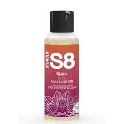 Obsenza - S8 relax erotic massage oil green tea 50 ml - Image 1