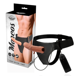Obsenza - Harness Attraction Marcos Hollow Extender with Vibrator 15cm x 5cm - Image 1