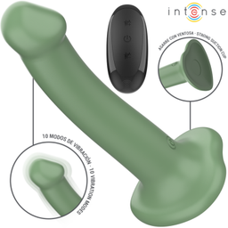 Obsenza - Becca Vibrador com Ventosa, 10 Vibrações e Controle Remoto - Verde - Image 1