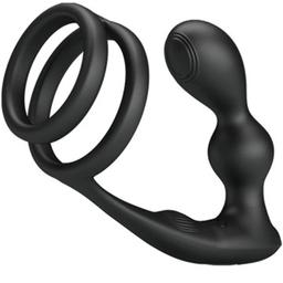 Obsenza - Anel Peniano Marshall com Plug Anal Vibratório e Controle Remoto - Image 1