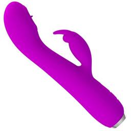 Obsenza - Vibrateur Rechargeable Rachel avec Ondes Stimuler et 12 Fonctions - Violet - Image 1