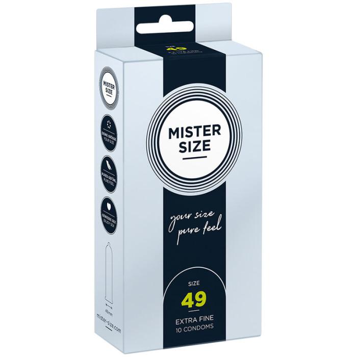 Obsenza - Preservativos MISTER SIZE Talla S 49 mm (10 unidades) - Image 1