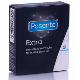 Obsenza - Condones Pasante Extra Gruesos 3 Unidades para Máxima Protección - Image 1