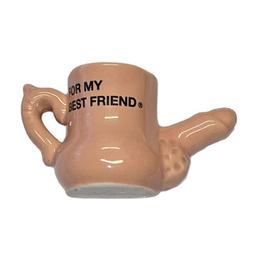 Obsenza - Diablo picante – ceramic mug magnet with raised penis “for my best friend” - Image 1
