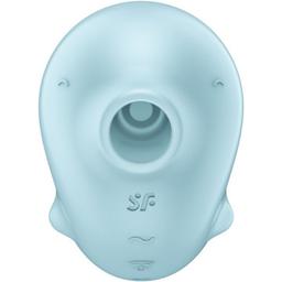 Obsenza - Satisfyer Sassy Seal Stimulateur et Vibrateur Innovant pour Plaisir Sensoriel - Bleu Ciel - Image 1