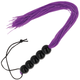 Obsenza - DARKNESS Lila Bondage-Peitsche – Elegantes BDSM-Accessoire - Image 1