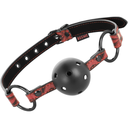 Obsenza - Bavaglio BDSM in Pelle Vegana Edizione Rossa Begme - Rosso - Image 1