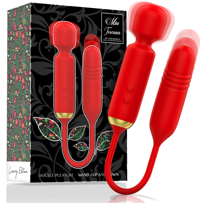 Obsenza - Toscana Double Pleasure Wand with Up and Down Vibrations - Image 1