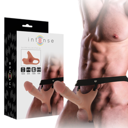Obsenza - Arnés hueco con dildo de silicona 16x3. - Image 1