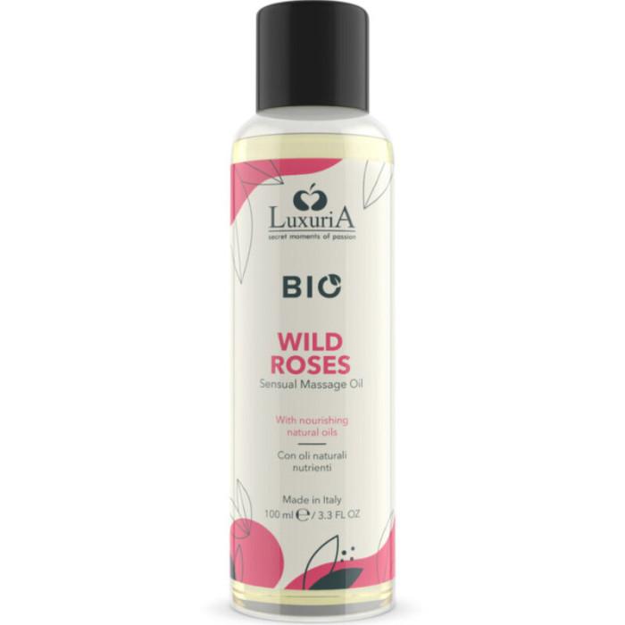 Obsenza - Bio Wilde Rosen Massageöl von Luxuria – Natürliche Pflege und sinnliche Düfte - 100ml - Image 1