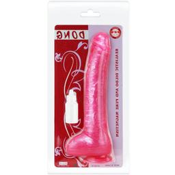 Obsenza - Dong Dildo Rosa Realistico con Ventosa per Stimolazioni Intense - Rosa - Image 1