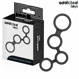 Obsenza - Penis ring with dividers for testicles - Image 1