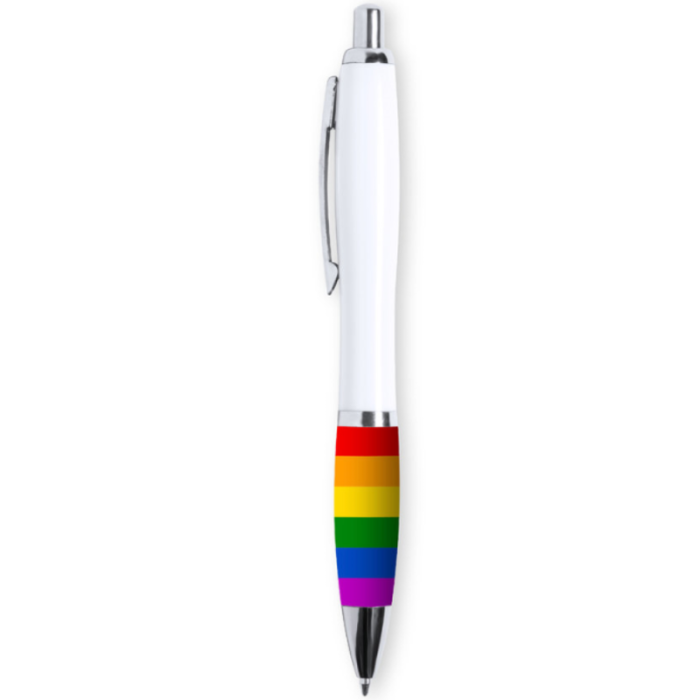 Obsenza - Lgbt flag white biros - Image 1
