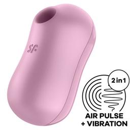 Obsenza - Estimulador e Vibrador de Pulso de Ar Cotton Candy Lilás - Satisfyer - Image 1