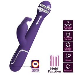 Obsenza - Dejon Rabbit Vibrator 3-in-1 Multifunction for Enhanced Pleasure - Purple - Image 1