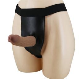 Obsenza - PRETTY LOVE Harnes-Slip mit Dildo inklusive – Verstellbarer Strap-on für intensive Penetration - Image 1