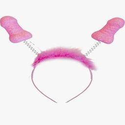 Obsenza - Antennes Pito Rose Paillettes - 6 unités pour fêtes coquines - Rose - Image 1