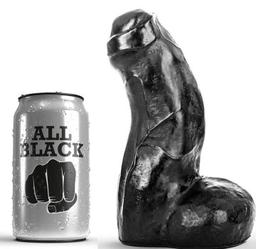 Obsenza - All Black Realistischer Dong 17 cm – Flexibel und Langlebig - Schwarz - Image 1