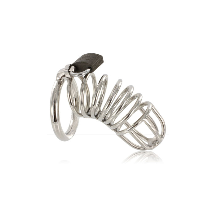 Obsenza - Keuschheitsgurt aus Edelstahl mit Hartkäfigring - Metal Hard - Image 1