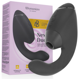 Obsenza - Duo next estimulador vibrador dual clítoris &amp; punto·g negro - Image 1