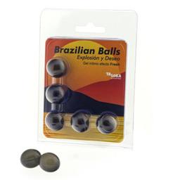 Obsenza - 5 brazilian balls fresh effect exciting gel - Image 1