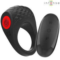 Obsenza - Clover Anneau Vibrant Pénis avec 10 Modes de Vibration et Télécommande - Noir - Image 1