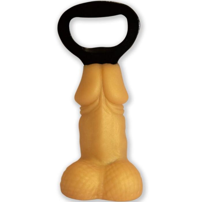 Obsenza - Golden Penis-Shaped Bottle Opener for Parties and Celebrations - Gold - Image 1