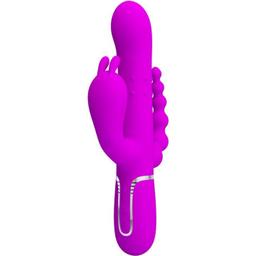Obsenza - Cammy Vibrador Triplo Multifuncional 4 em 1 - Estimulação Completa - Rosa - Image 1