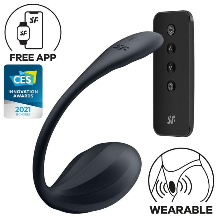 Obsenza - Estimulador de Ponto G com Controle Remoto e App Gratuito Ribbed Petal - Image 1