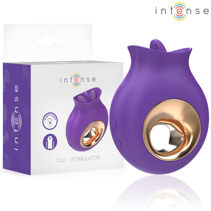 Obsenza - Stimolatore Clitorideo Tuli 9 Vibrazioni e 9 Oscillazioni per Piacere Intenso - Viola - Image 1