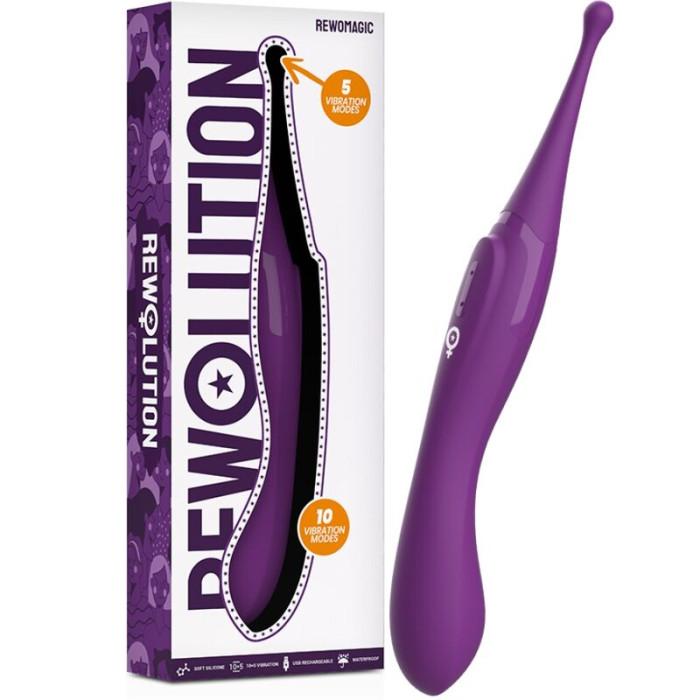 Obsenza - Stimolatore Rewomagic Rewolution per Piacere Intenso - Viola - Image 1