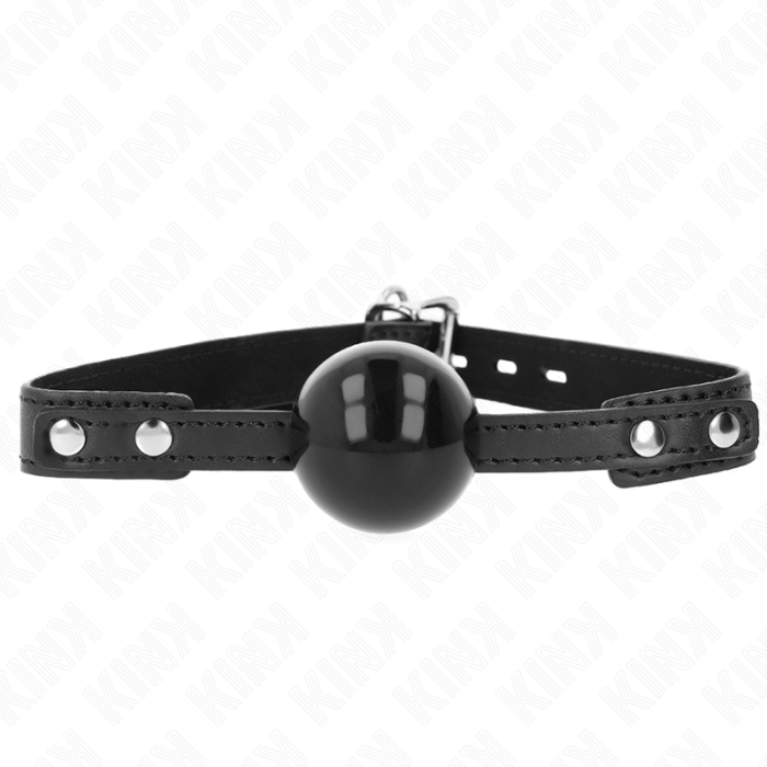 Obsenza - Mordaza de Bola Suave de TPE 4 cm Modelo 3 Ajustable 37-52 cm KINK - Image 1