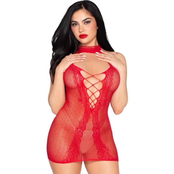 Obsenza - 81675 halter mini dress red - Image 1