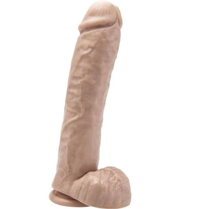 Obsenza - Dildo Realistico 28 cm con Palle di Pelle per Piaceri Intensi - Naturale - Image 1