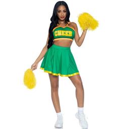 Obsenza - Leg Avenue Cheerleader Kostüm – Lustig, Sportlich und Verführerisch - Schwarz - Image 1