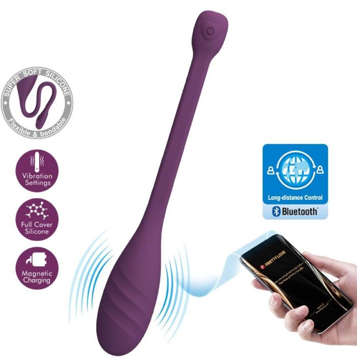 Obsenza - Vibrador Controlado por App Leviathan de Pretty Love - Violeta - Image 1