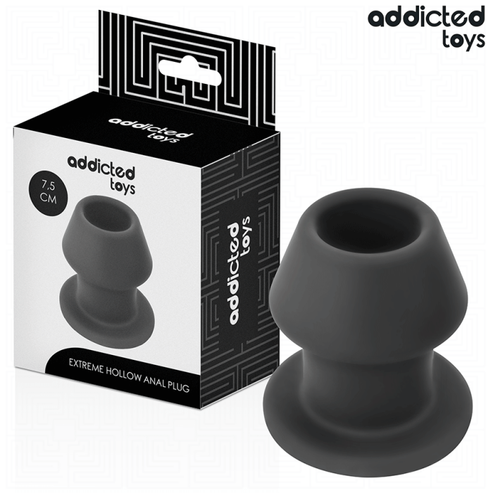 Obsenza - Extreme hollow anal plug silicone size s 7.5 cm - Image 1