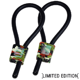 Obsenza - Anneaux Pénins Réglables Prestige ElectraLoops Camouflage - Stimulation Électro Intense et Personnalisée - Image 1