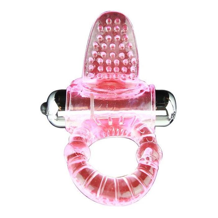 Obsenza - Anello Vibrante 10 Ritmi con Stimolatore Clitorideo - Rosa - Image 1