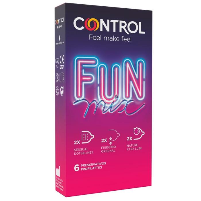 Obsenza - Control Feel Fun Mix - Pacote de 6 Preservativos Diversificados - Image 1