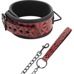 Obsenza - Colar de Couro Vegano Premium Red Edition com Forro de Neoprene - BEGME - Rosa - Image 1