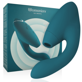 Obsenza - Womanizer Duo 2 Dual Stimulator for Intense Orgasms - Green - Image 1