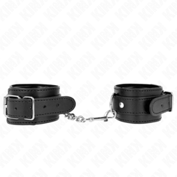 Obsenza - Appui-Poignets Fins Noir Réglables 21-33 cm KINK - Noir - Image 1
