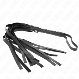 Obsenza - Elegante Schwarze Peitsche 45 cm für Intensive Spiele - Schwarz - Image 1
