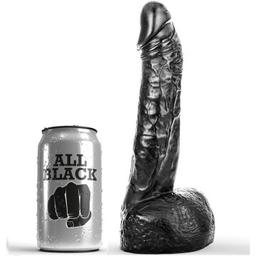 Obsenza - Gode Fisting Réaliste 20 cm - Série ALL BLACK - Noir - Image 1